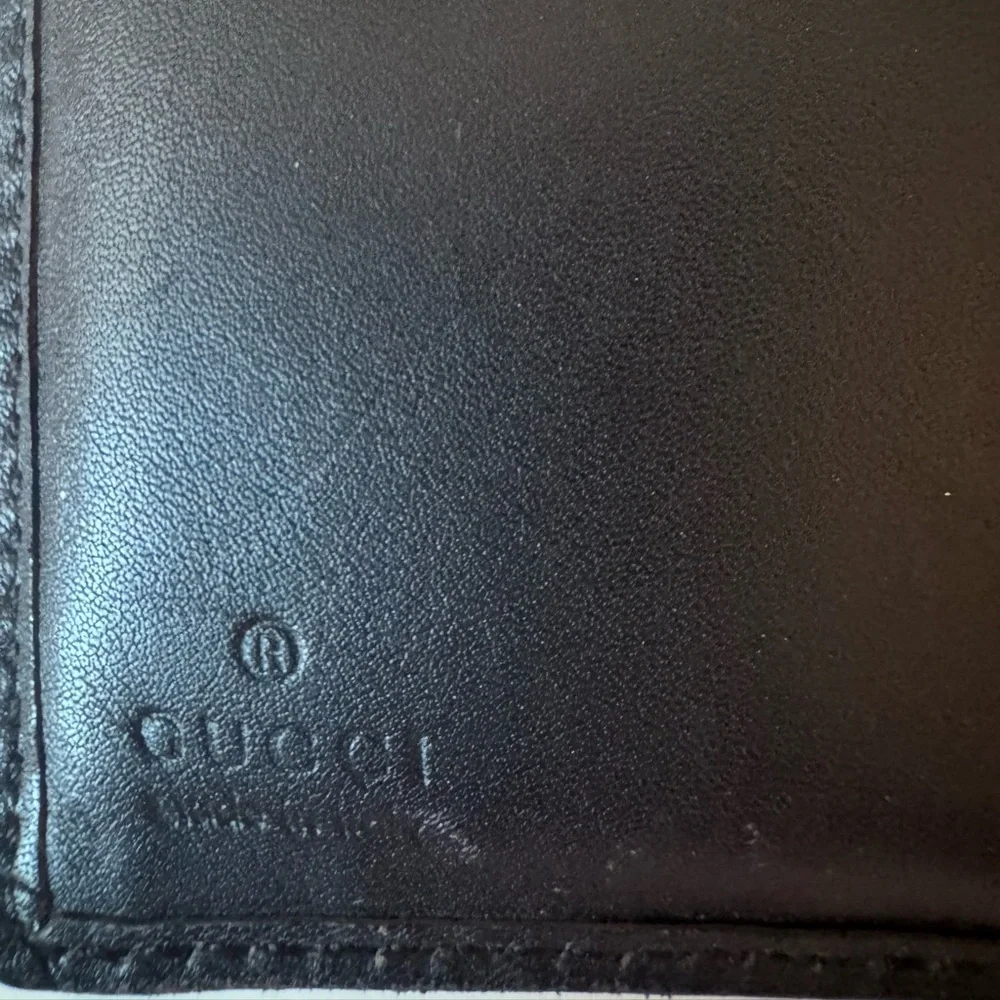Gucci Women’s Brown GG Monogram Bifold Canvas Metal Clasp Horsebit